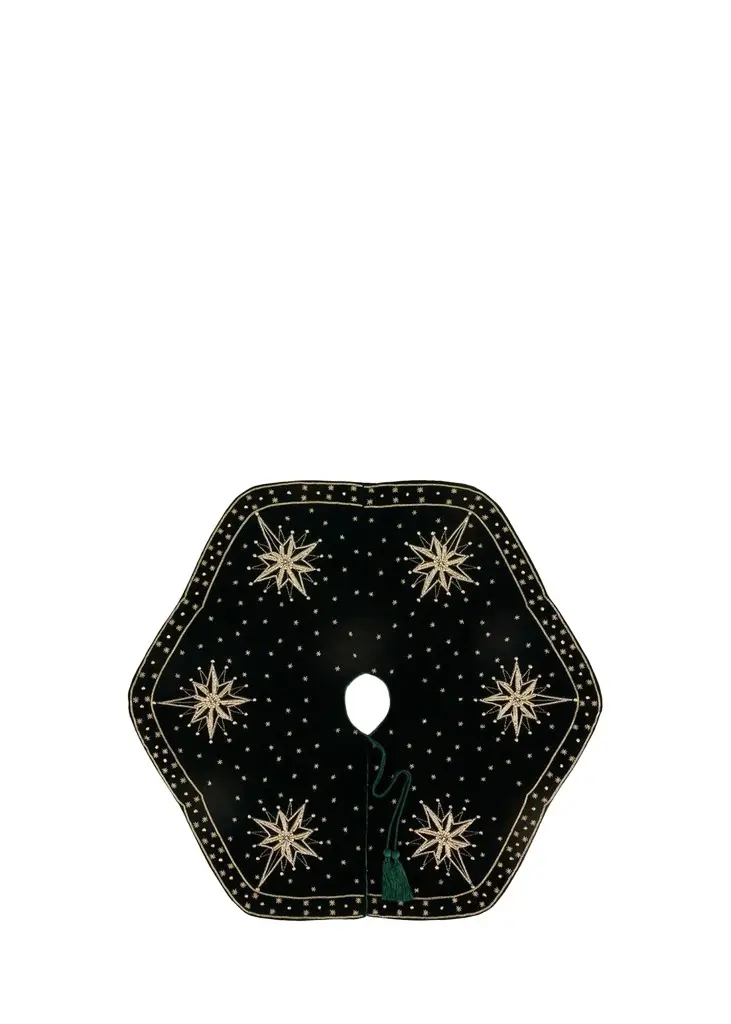 Sudha Pennathur 48" Starry Velvet Tree Skirt