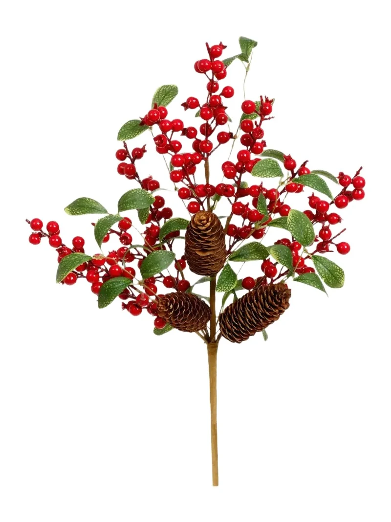 Mark Roberts Burgundy Berries Pick, 18"