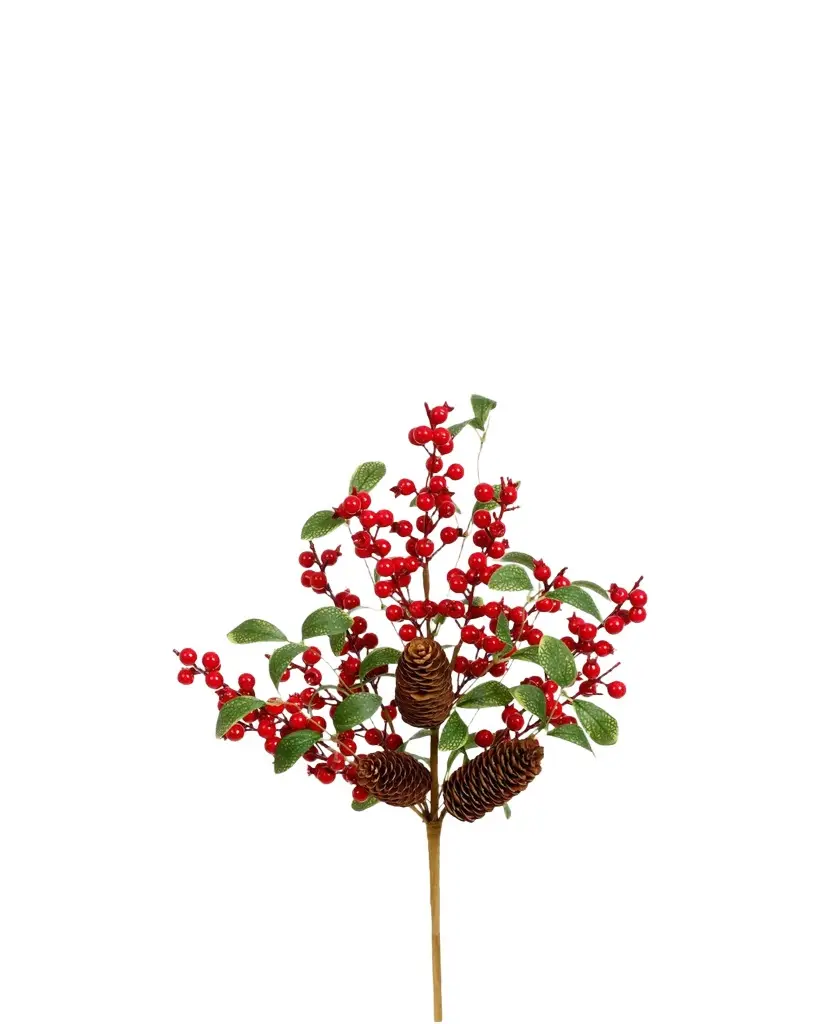 Mark Roberts Burgundy Berries Pick, 18"