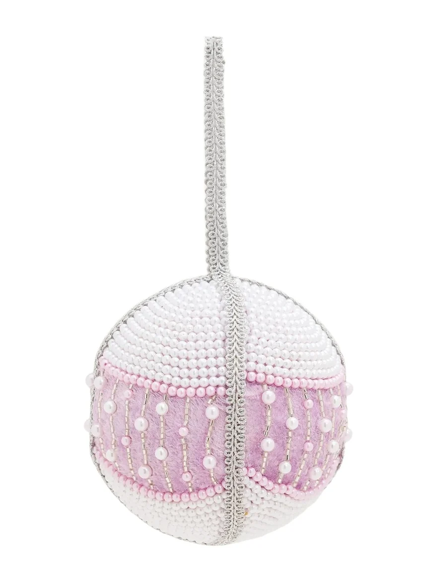 Sudha Pennathur Cascading Pearls Ball Ornament