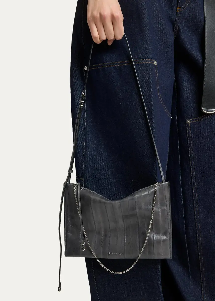 Givenchy Voyou Eel Leather Pochette | Thumbnail 2 Givenchy Voyou Eel Leather Pochette | Thumbnail 2