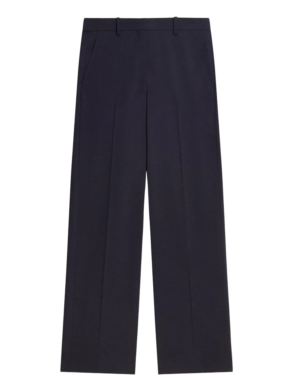 Pleated Stretch Wool Wide-Leg Trousers Pleated Stretch Wool Wide-Leg Trousers