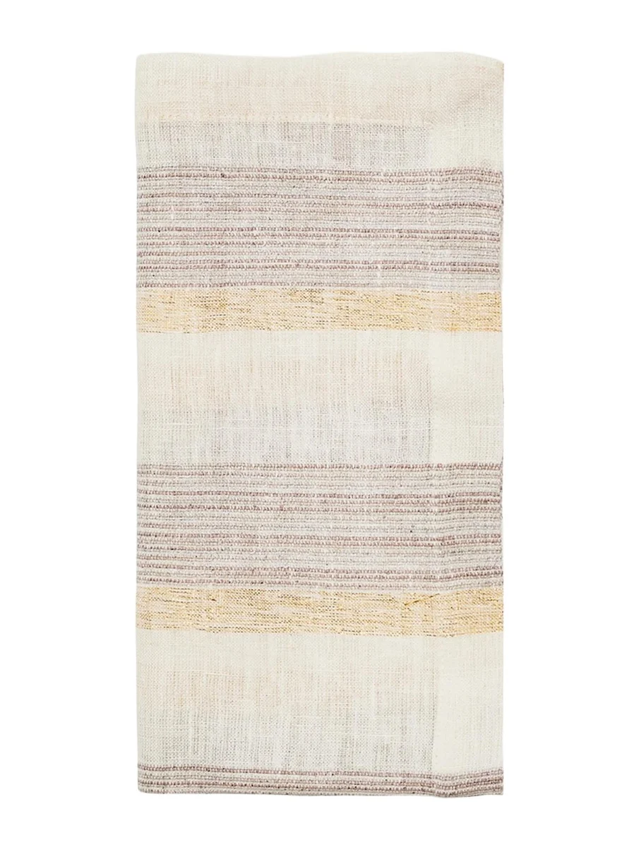Kim Seybert Broad Stripe Embroidered Napkin