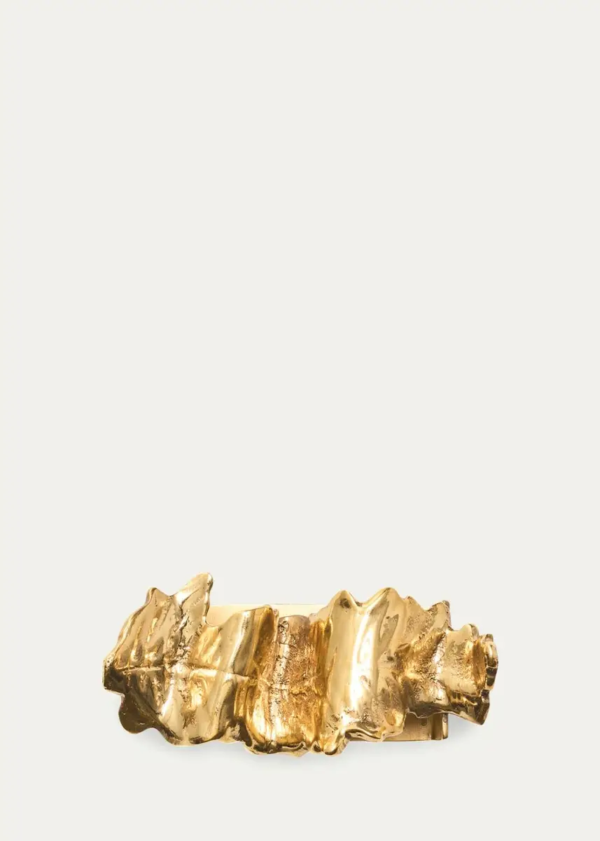 Kim Seybert Wave Metal Napkin Ring | Thumbnail 2 Kim Seybert Wave Metal Napkin Ring | Thumbnail 2