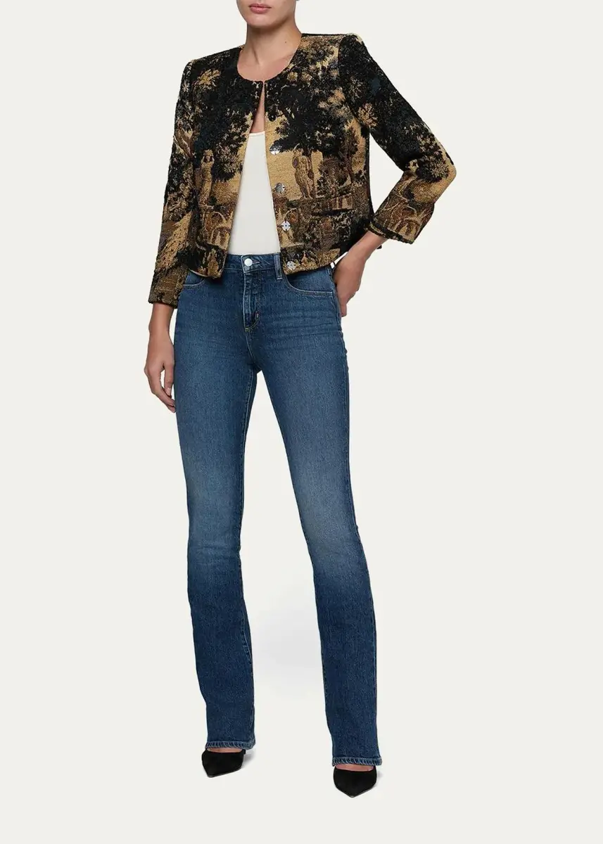 L'Agence Lian Tapestry Collarless Jacket | Thumbnail 2