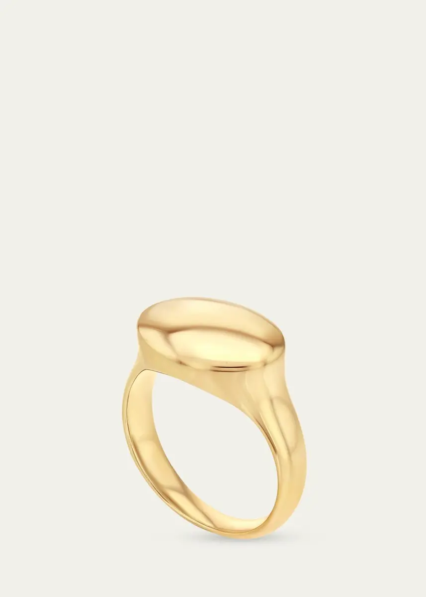 Lizzie Mandler Fine Jewelry 18K Yellow Gold East-West Knife Edge Ring | Thumbnail 2