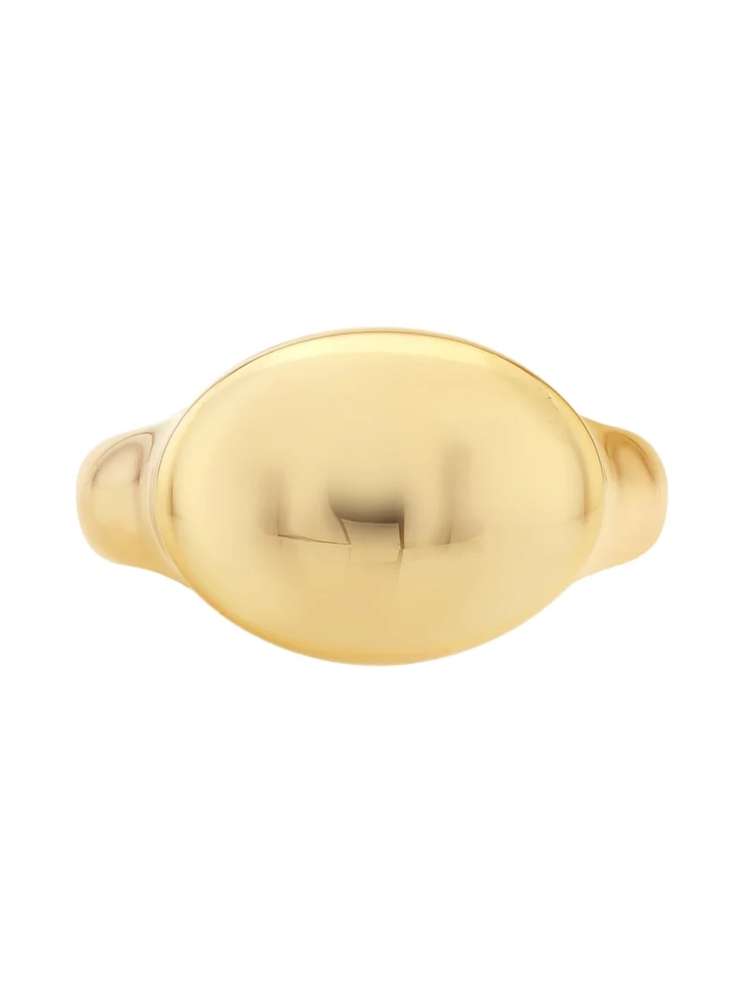 18K Yellow Gold East-West Knife Edge Ring 18K Yellow Gold East-West Knife Edge Ring