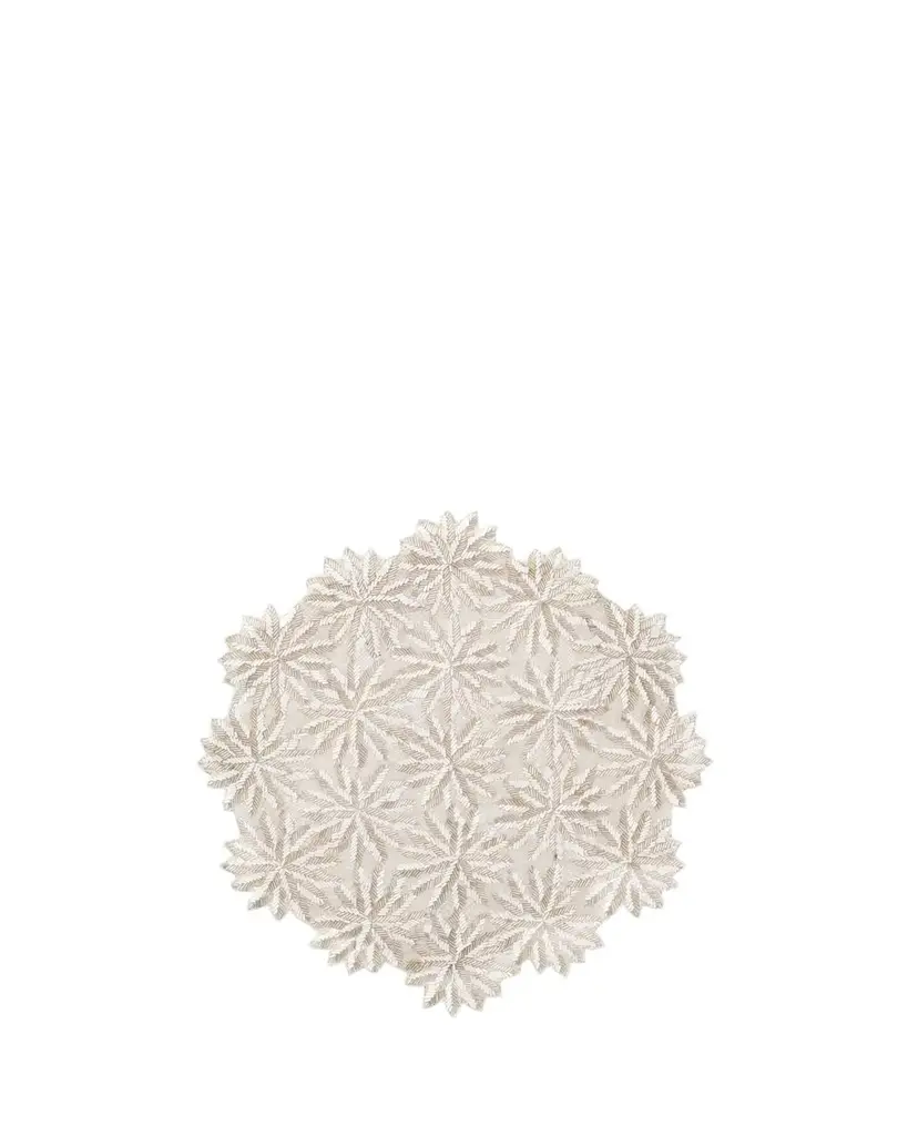 Winter Lace Beaded Placemat Winter Lace Beaded Placemat