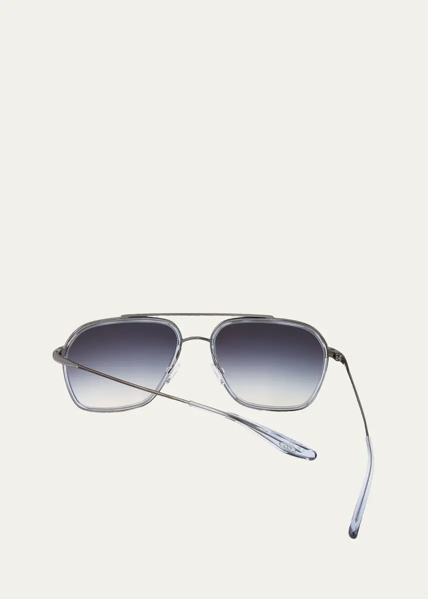 BARTON PERREIRA Rizzo 58mm Titanium Navigator Sunglasses | Thumbnail 2 BARTON PERREIRA Rizzo 58mm Titanium Navigator Sunglasses | Thumbnail 2