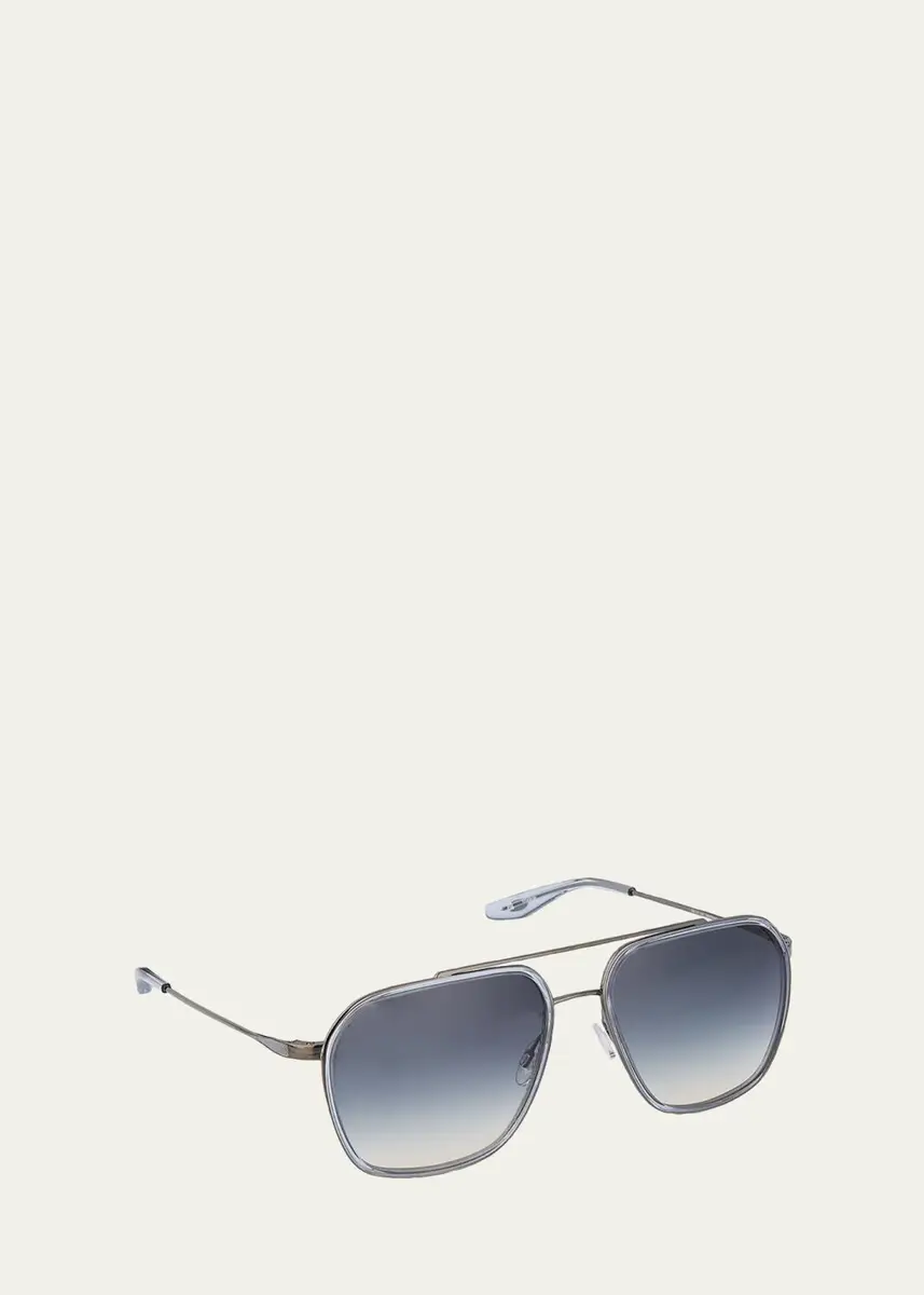 BARTON PERREIRA Rizzo 58mm Titanium Navigator Sunglasses | Thumbnail 3 BARTON PERREIRA Rizzo 58mm Titanium Navigator Sunglasses | Thumbnail 3