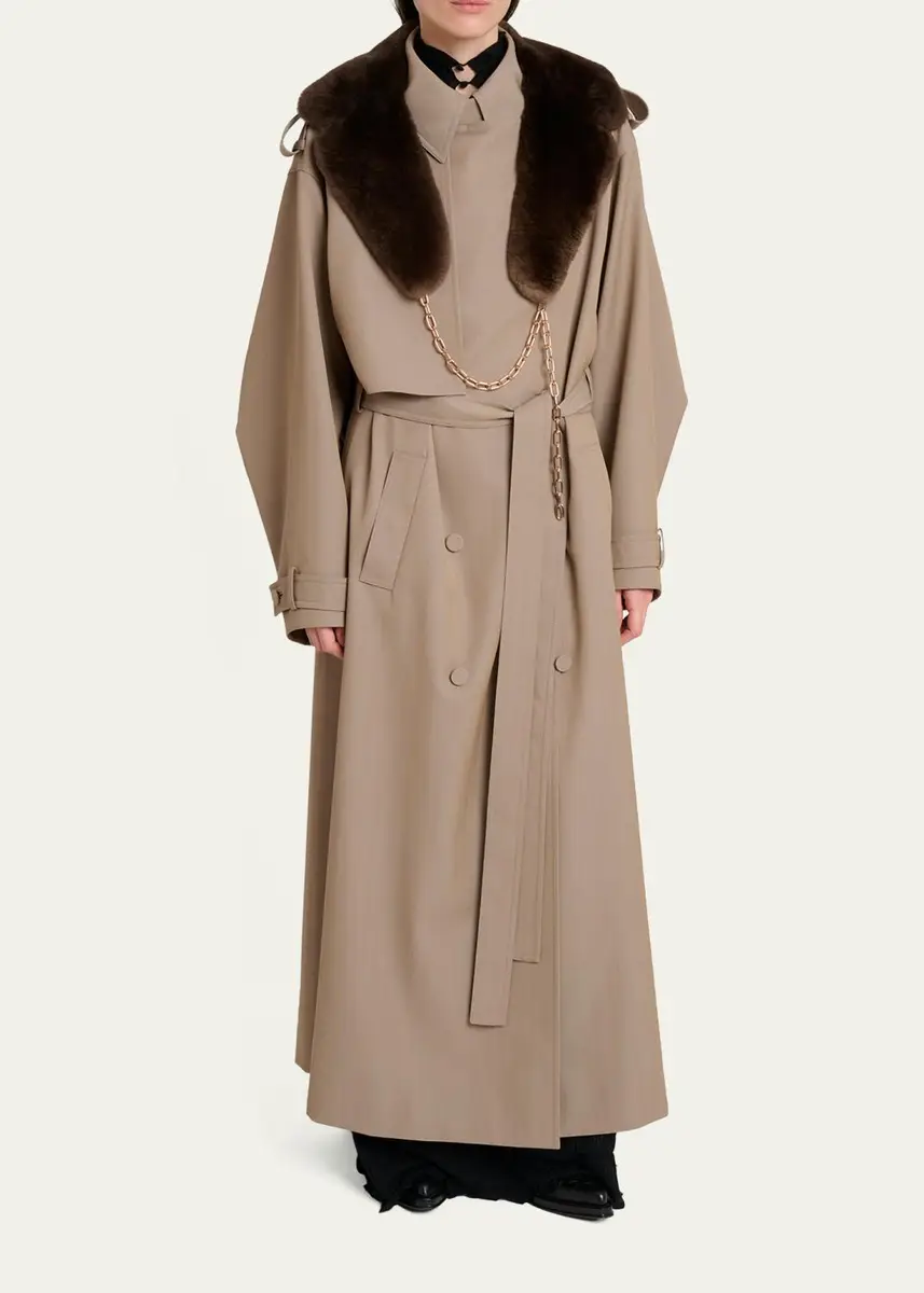 Gabriela Hearst Tellus Belted Long Trench Coat | Thumbnail 2 Gabriela Hearst Tellus Belted Long Trench Coat | Thumbnail 2