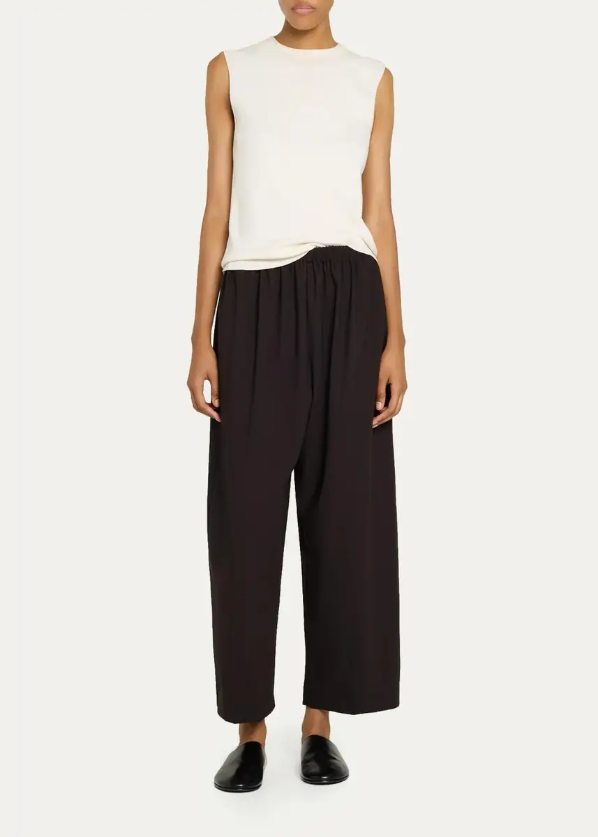 Eskandar Wool Japanese Trousers | Thumbnail 2 Eskandar Wool Japanese Trousers | Thumbnail 2