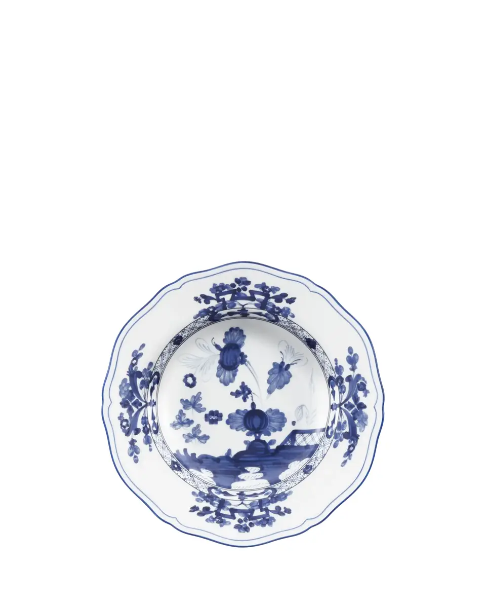 GINORI 1735 Ol Indaco Porcelain Soup Plate | Thumbnail 2 GINORI 1735 Ol Indaco Porcelain Soup Plate | Thumbnail 2