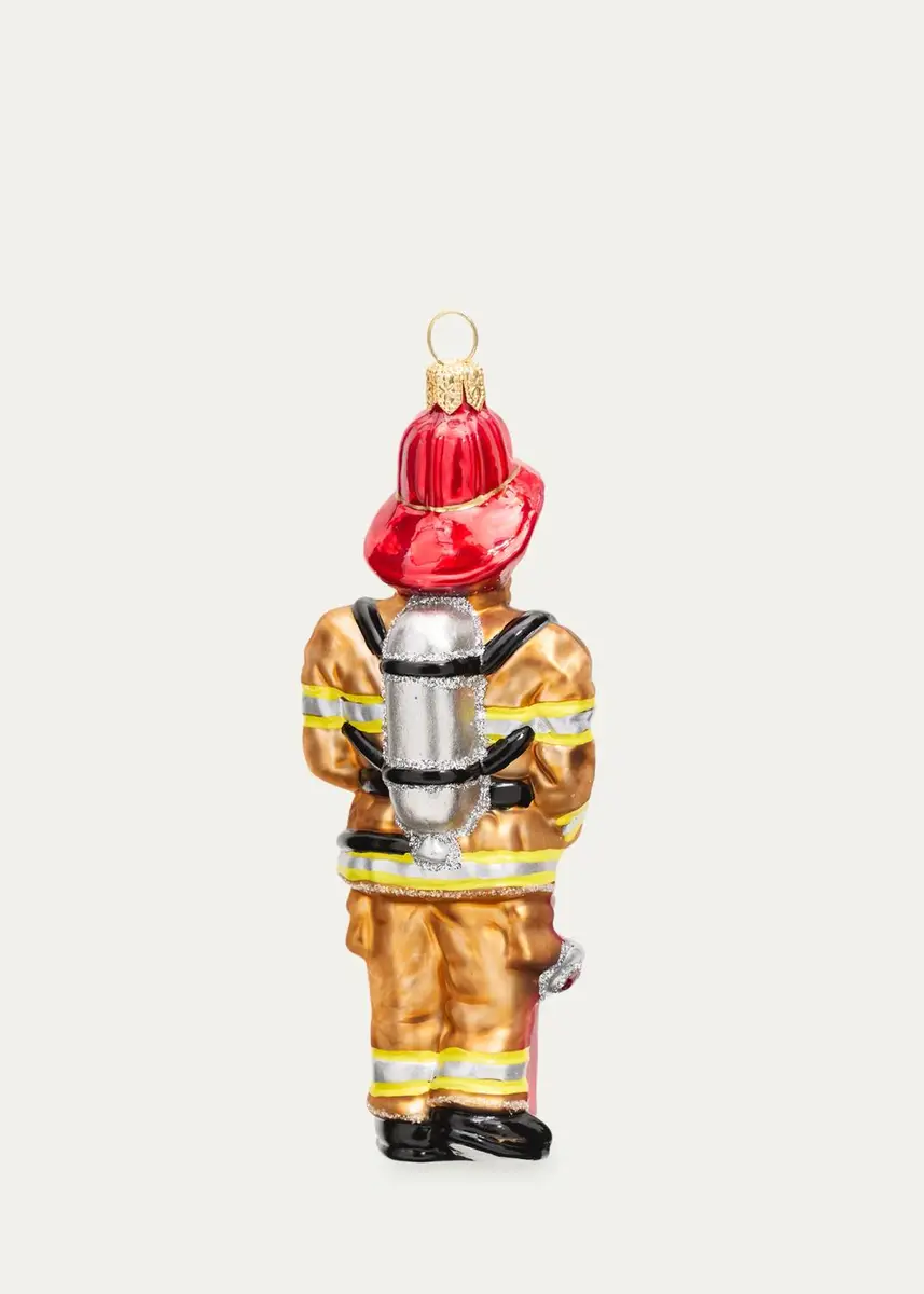 Impuls Firefighter Glass Ornament | Thumbnail 2 Impuls Firefighter Glass Ornament | Thumbnail 2