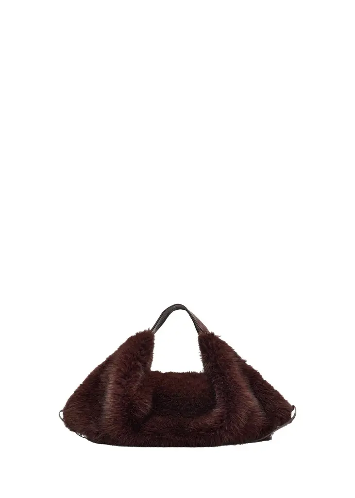 3.1 Phillip Lim Luna Medium Faux Fur Shoulder Bag