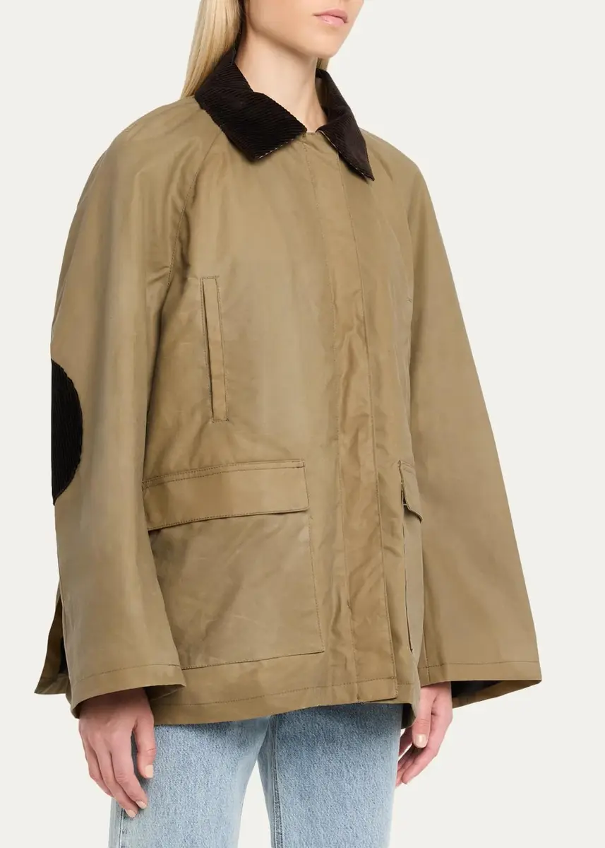 TOTEME Country Desert Waxed Cotton Jacket | Thumbnail 4 TOTEME Country Desert Waxed Cotton Jacket | Thumbnail 4