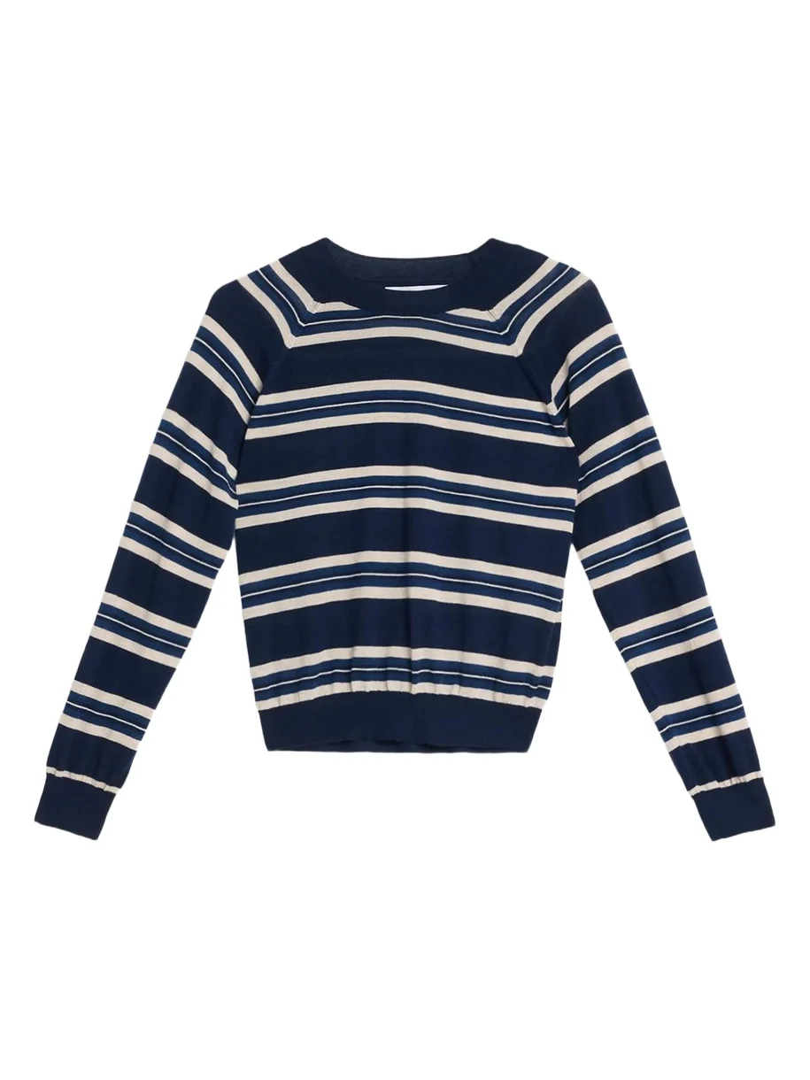 Striped Raglan Cashmere Sweater Striped Raglan Cashmere Sweater