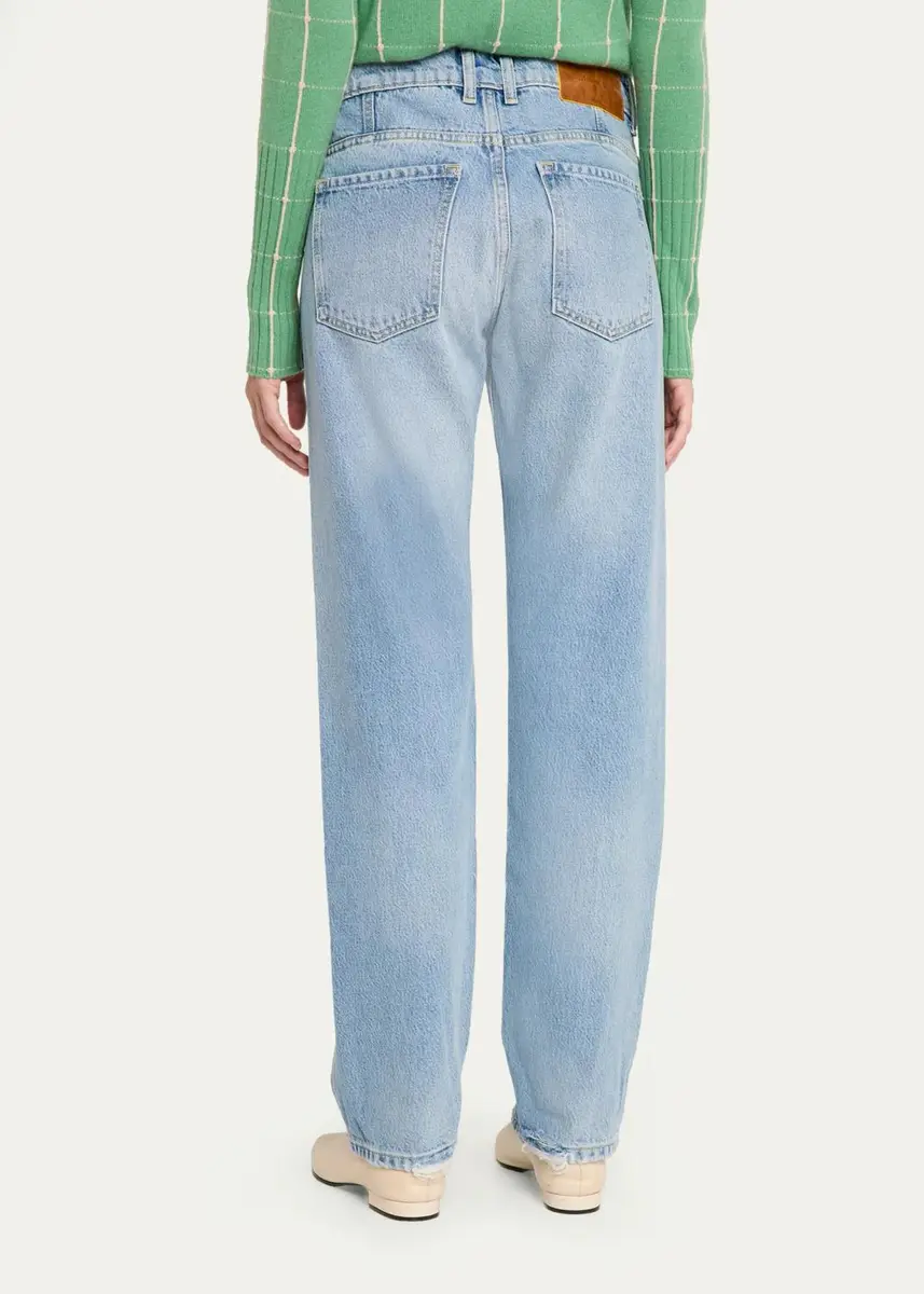 Guest In Residence Everyday Mid-Rise Straight-Leg Jeans | Thumbnail 3 Guest In Residence Everyday Mid-Rise Straight-Leg Jeans | Thumbnail 3