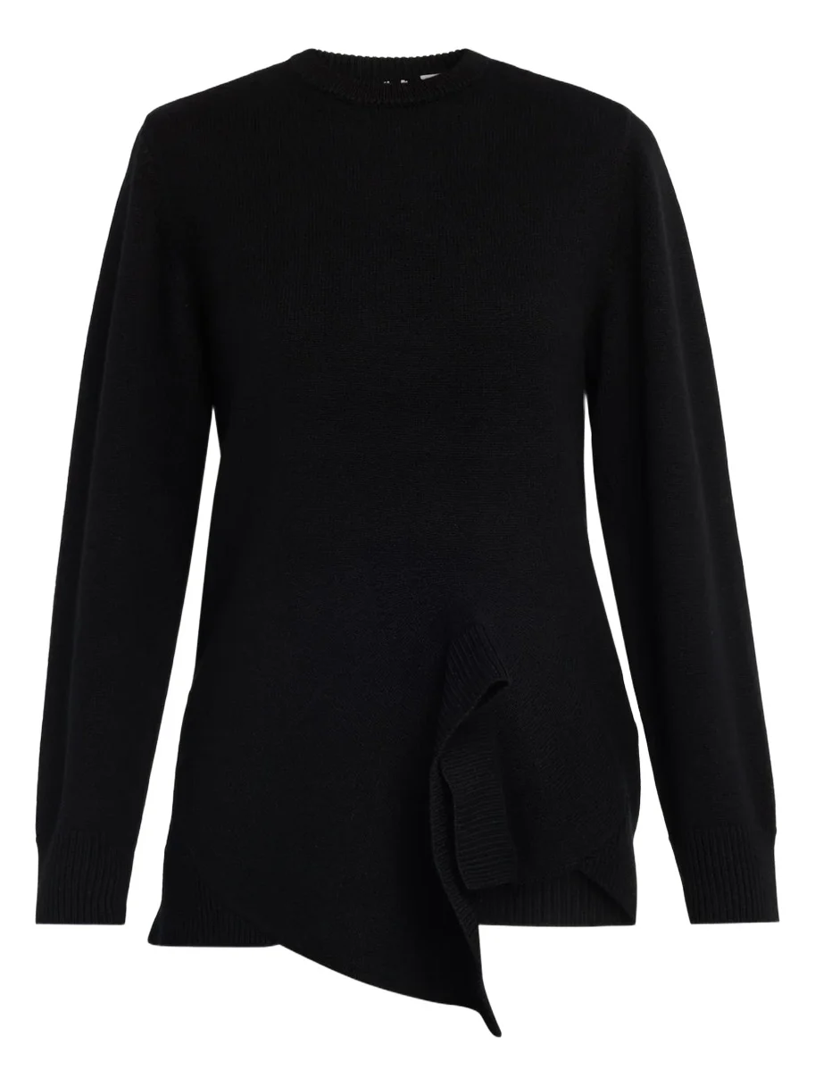 Asymmetric Wool-Cashmere Knit Sweater Asymmetric Wool-Cashmere Knit Sweater