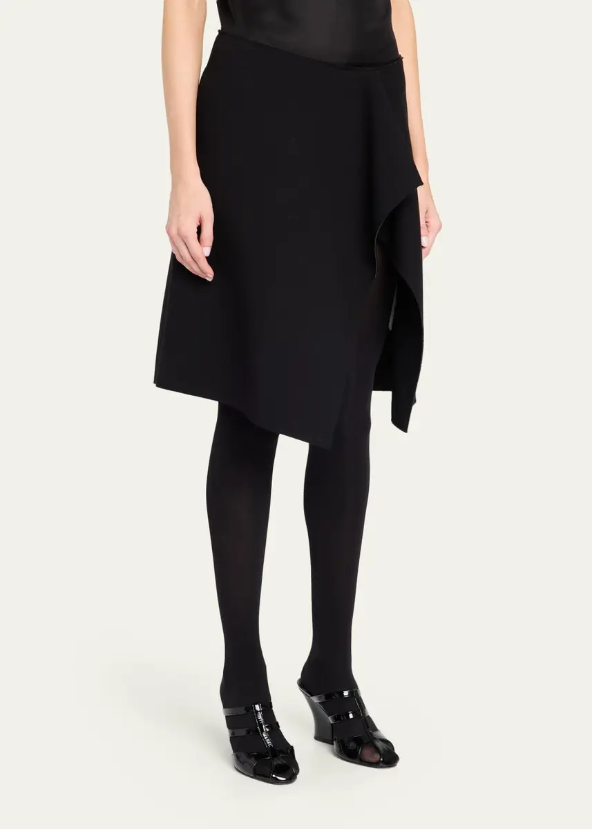 TOTEME Short Slit Scuba Skirt | Thumbnail 4 TOTEME Short Slit Scuba Skirt | Thumbnail 4