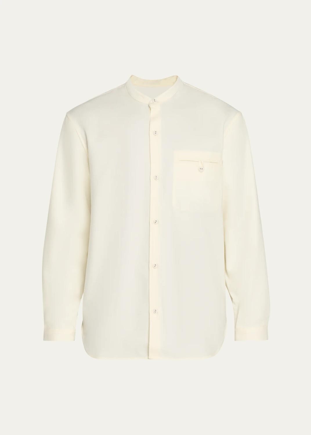 OFFICINE GÉNÉRALE Men's Wool Shirt