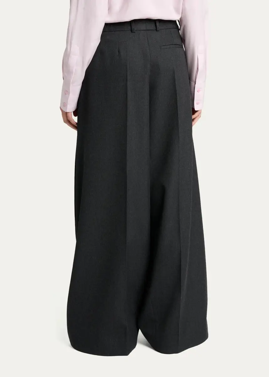 Givenchy Wool Pleated Balloon Pants | Thumbnail 3