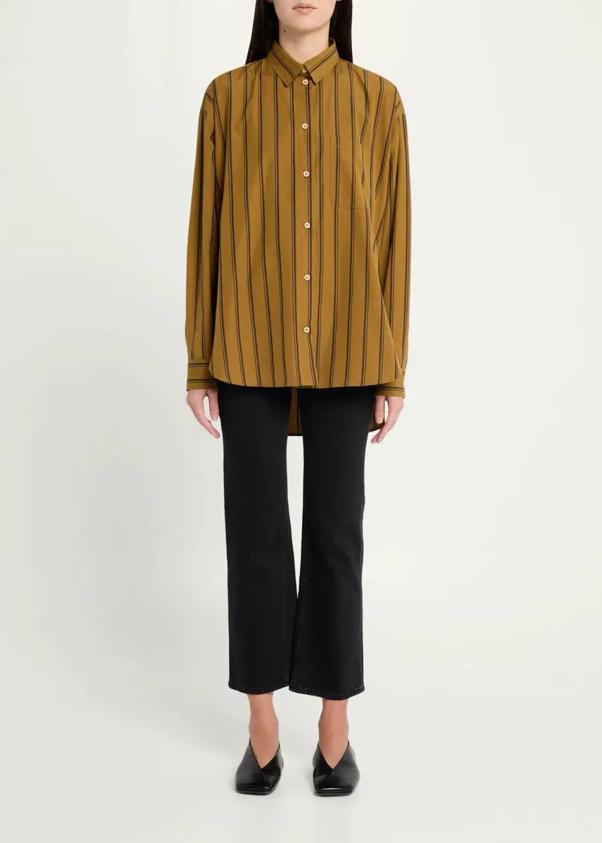 Jamie Haller The Essential Striped Cotton Button-Down Shirt | Thumbnail 2 Jamie Haller The Essential Striped Cotton Button-Down Shirt | Thumbnail 2