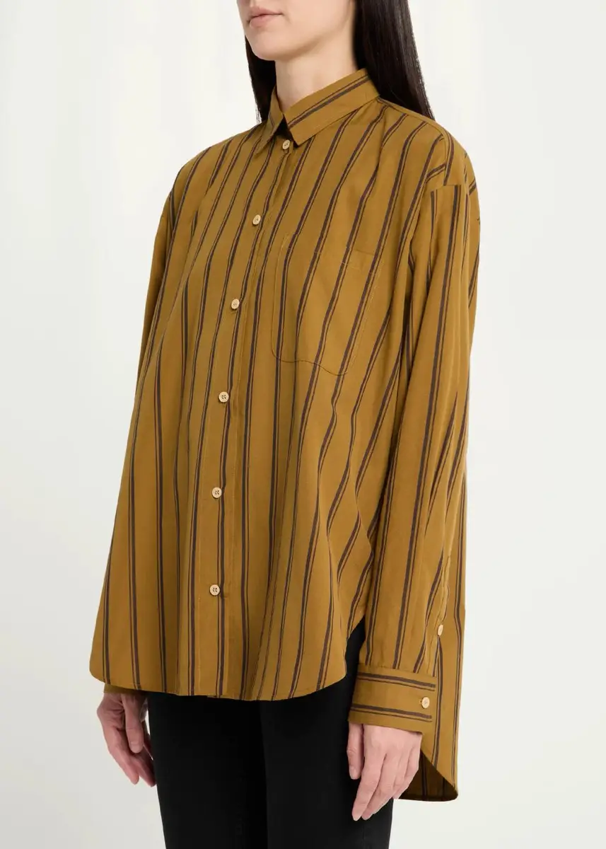 Jamie Haller The Essential Striped Cotton Button-Down Shirt | Thumbnail 4 Jamie Haller The Essential Striped Cotton Button-Down Shirt | Thumbnail 4