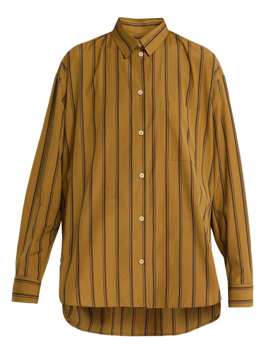 The Essential Striped Cotton Button-Down Shirt