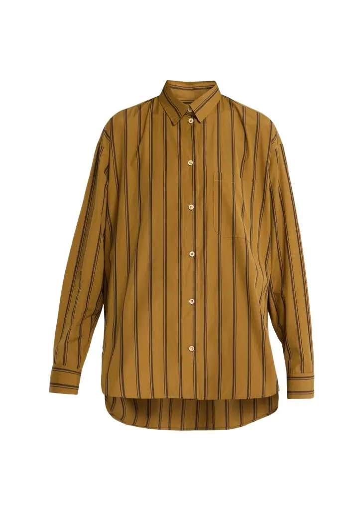 Jamie Haller The Essential Striped Cotton Button-Down Shirt