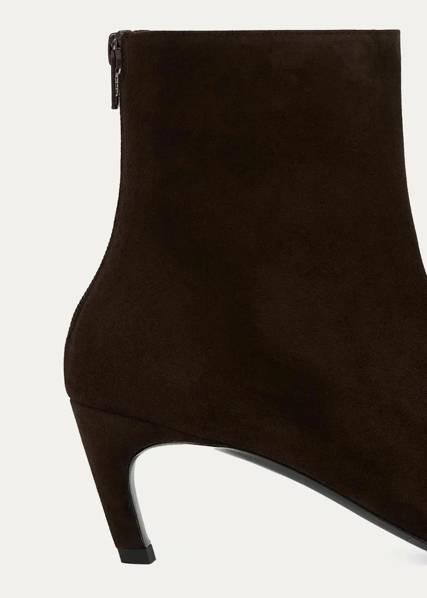 TOTEME Suede Zip-Up Ankle Boots | Thumbnail 3 TOTEME Suede Zip-Up Ankle Boots | Thumbnail 3