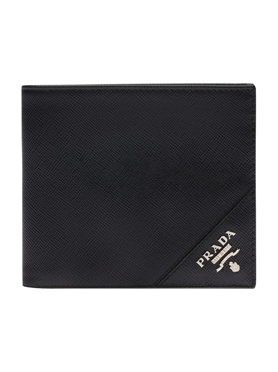 Prada Men's Saffiano Leather Bi-Fold Wallet