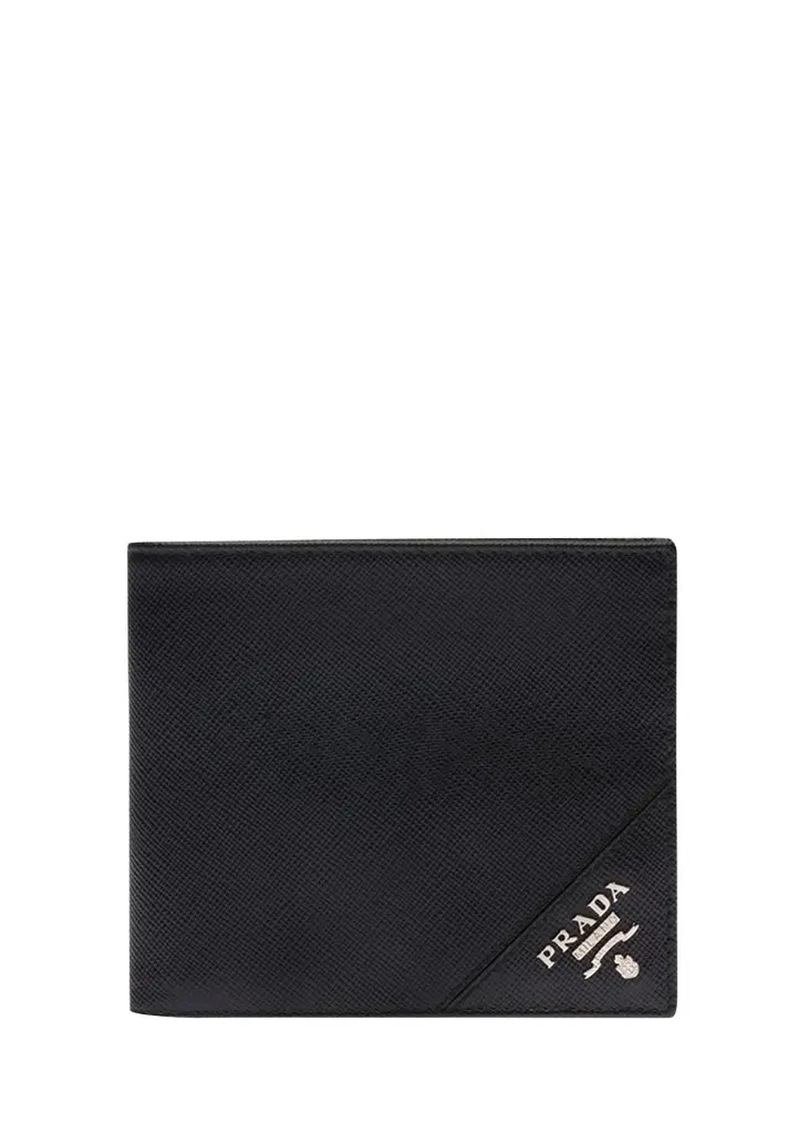 Prada Men's Saffiano Leather Bi-Fold Wallet
