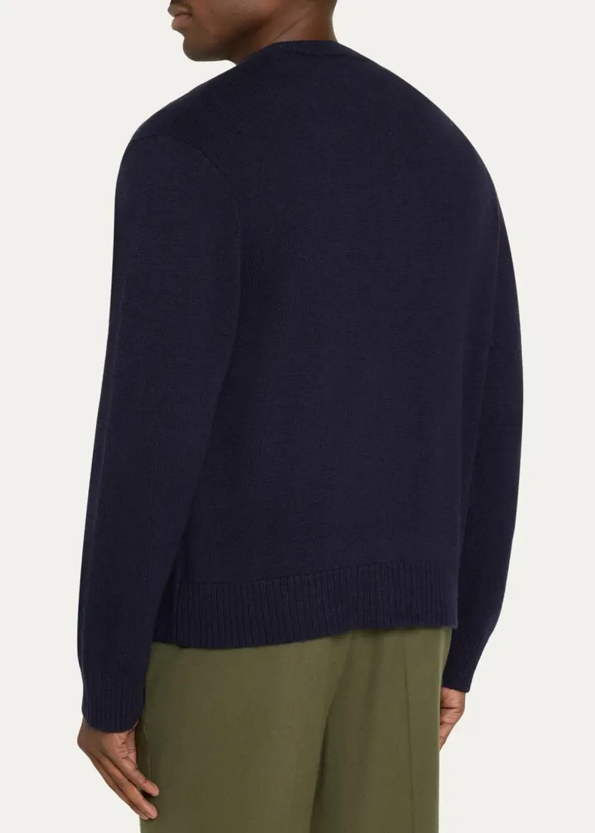 OFFICINE GÉNÉRALE Men's Wool & Cashmere Cardigan | Thumbnail 3 OFFICINE GÉNÉRALE Men's Wool & Cashmere Cardigan | Thumbnail 3