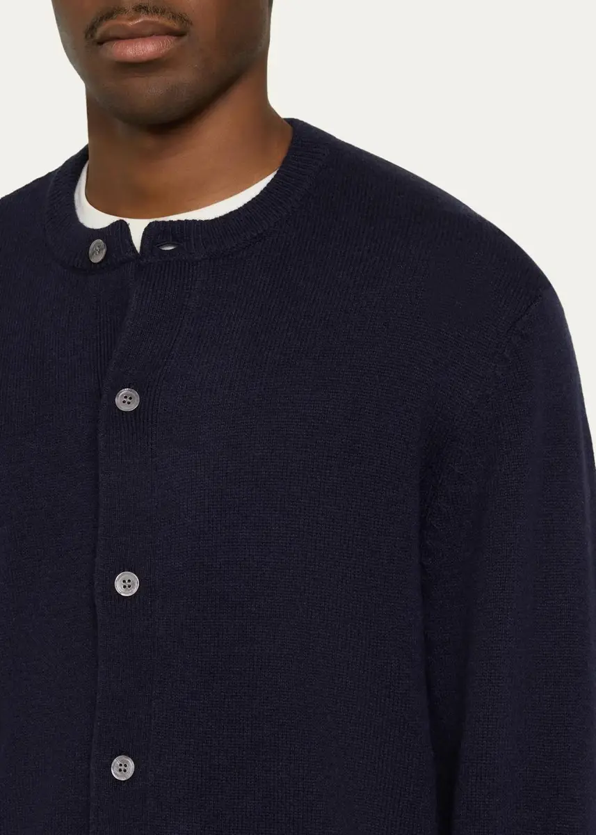 OFFICINE GÉNÉRALE Men's Wool & Cashmere Cardigan | Thumbnail 5 OFFICINE GÉNÉRALE Men's Wool & Cashmere Cardigan | Thumbnail 5