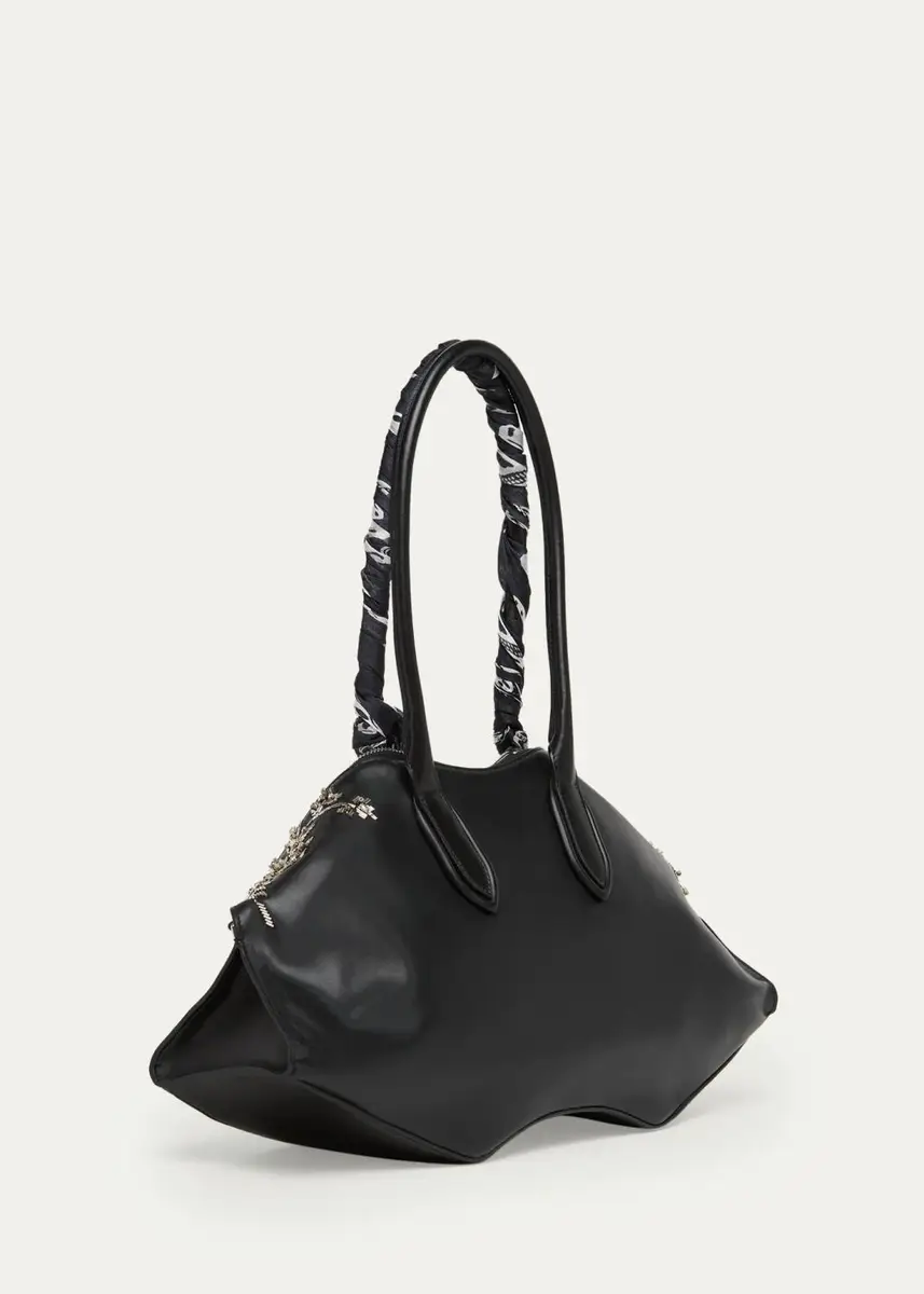 Alexander McQueen Manta OTT 2.0 Beaded Leather Shoulder Bag | Thumbnail 3