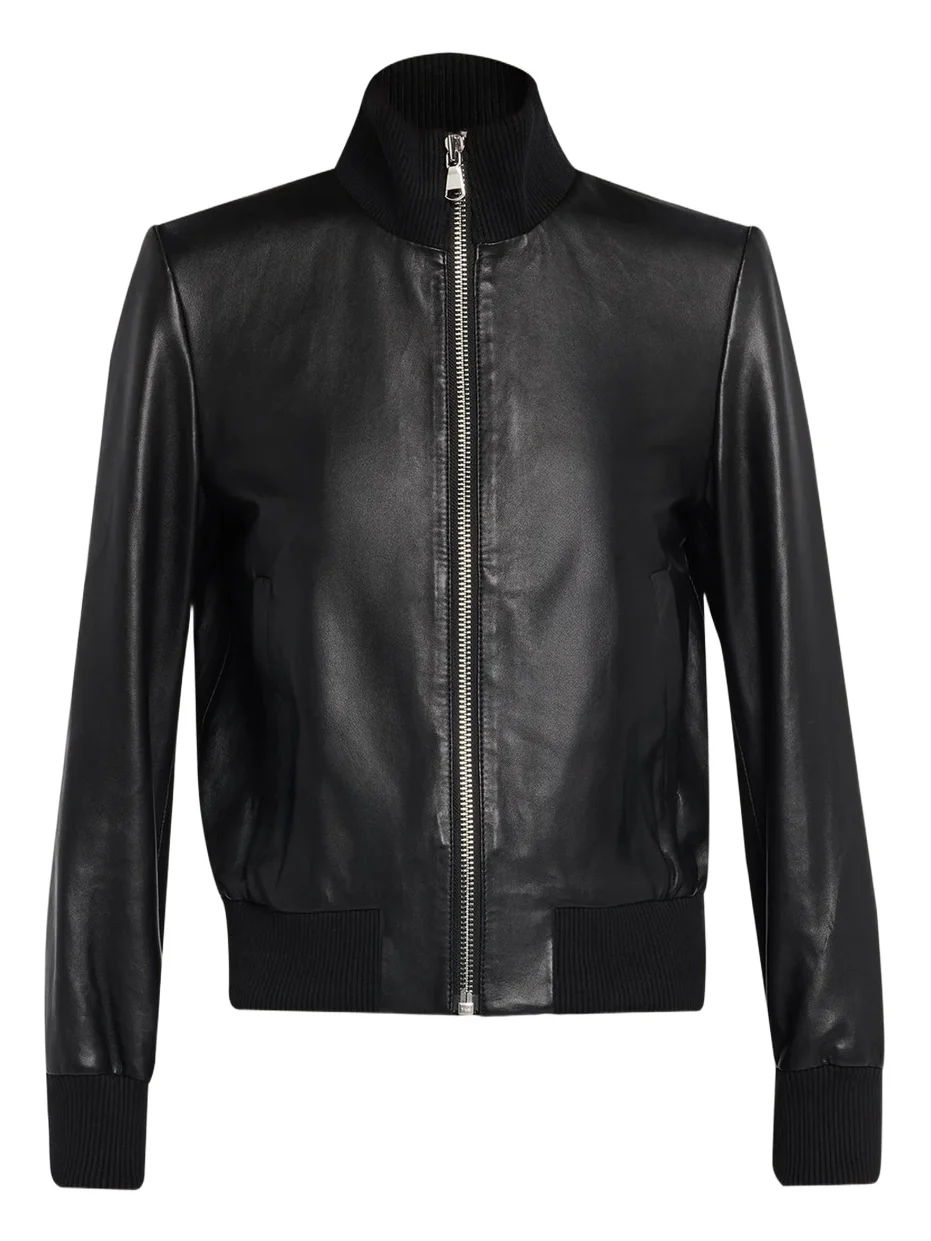Sprwmn Jil Leather Bomber Jacket