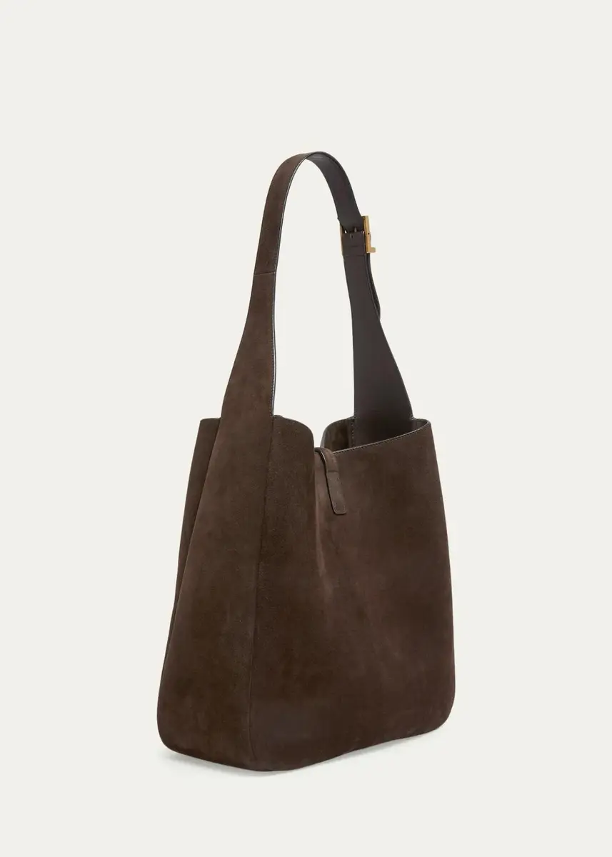 Saint Laurent Le 5 à 7 Large Shoulder Bag in Suede | Thumbnail 5 Saint Laurent Le 5 à 7 Large Shoulder Bag in Suede | Thumbnail 5