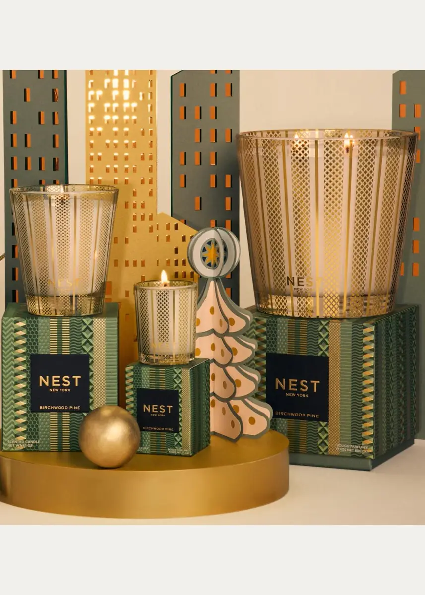 NEST New York Birchwood Pine Gold 3-Wick Grand Candle, 21.1 oz. | Thumbnail 2 NEST New York Birchwood Pine Gold 3-Wick Grand Candle, 21.1 oz. | Thumbnail 2