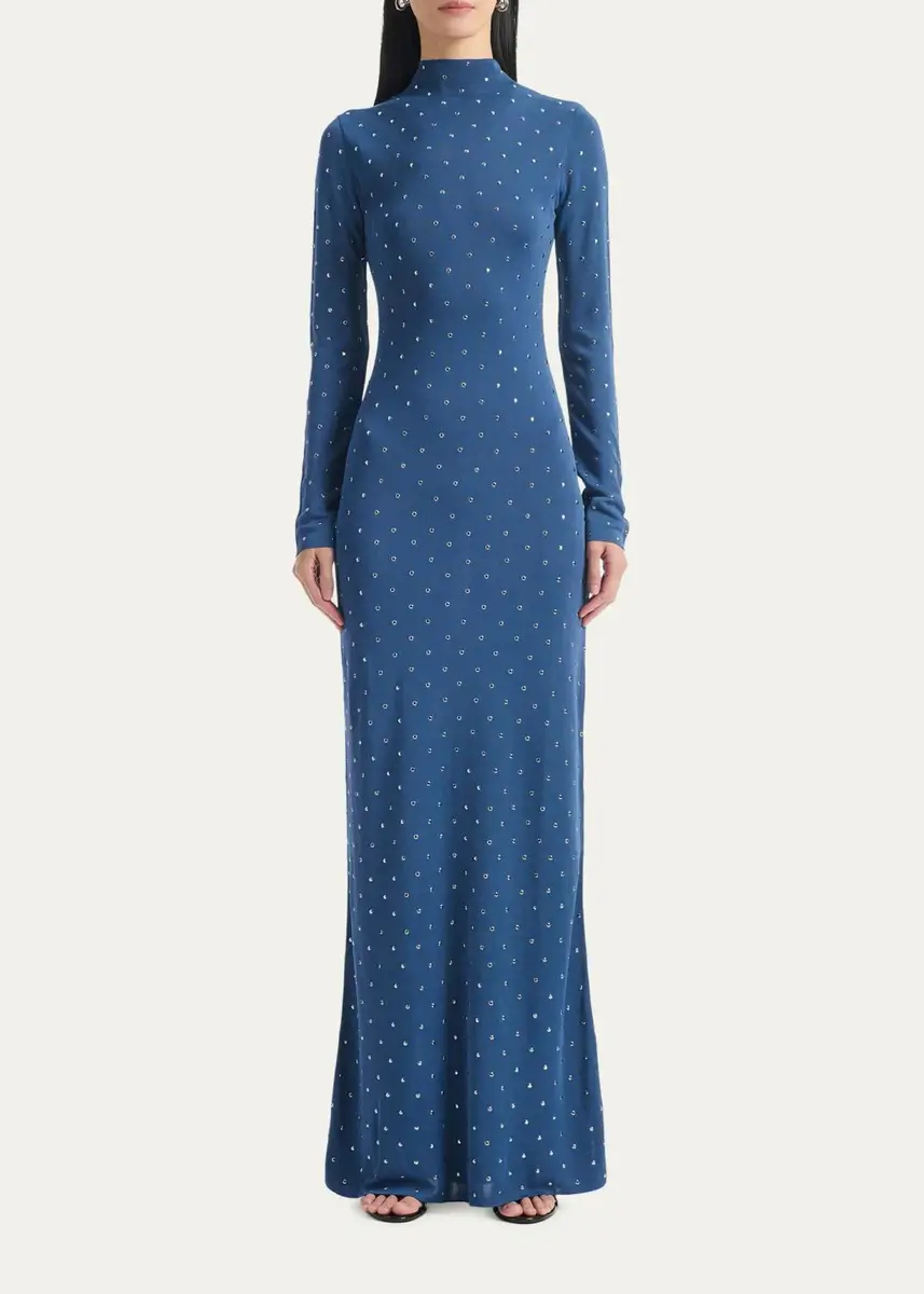Altuzarra Cab Embellished High-Neck Maxi Dress | Thumbnail 4 Altuzarra Cab Embellished High-Neck Maxi Dress | Thumbnail 4