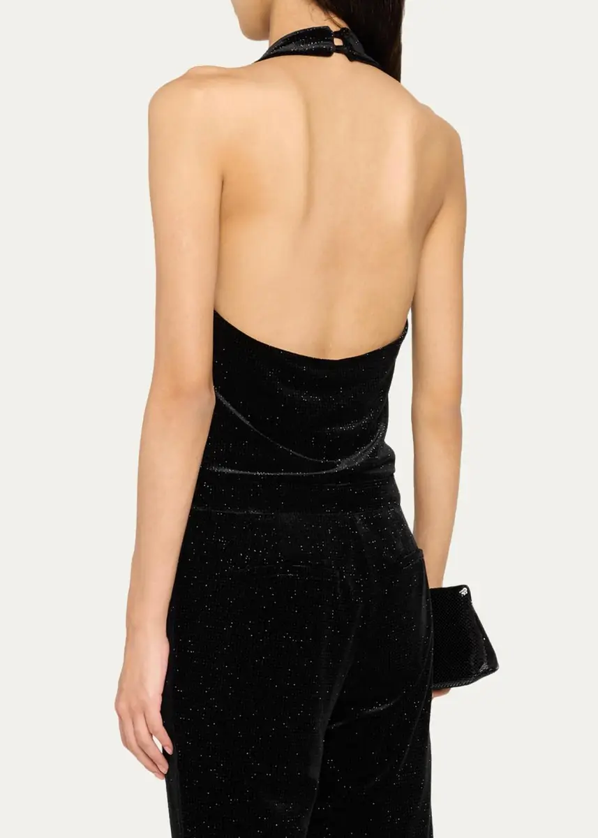 Ramy Brook Zia Halter Plunge Bodysuit | Thumbnail 3 Ramy Brook Zia Halter Plunge Bodysuit | Thumbnail 3