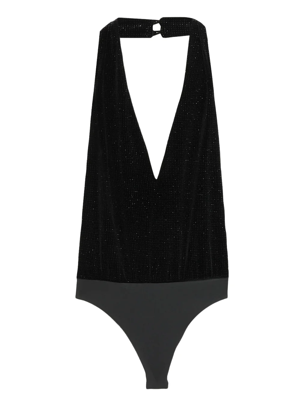 Ramy Brook Zia Halter Plunge Bodysuit