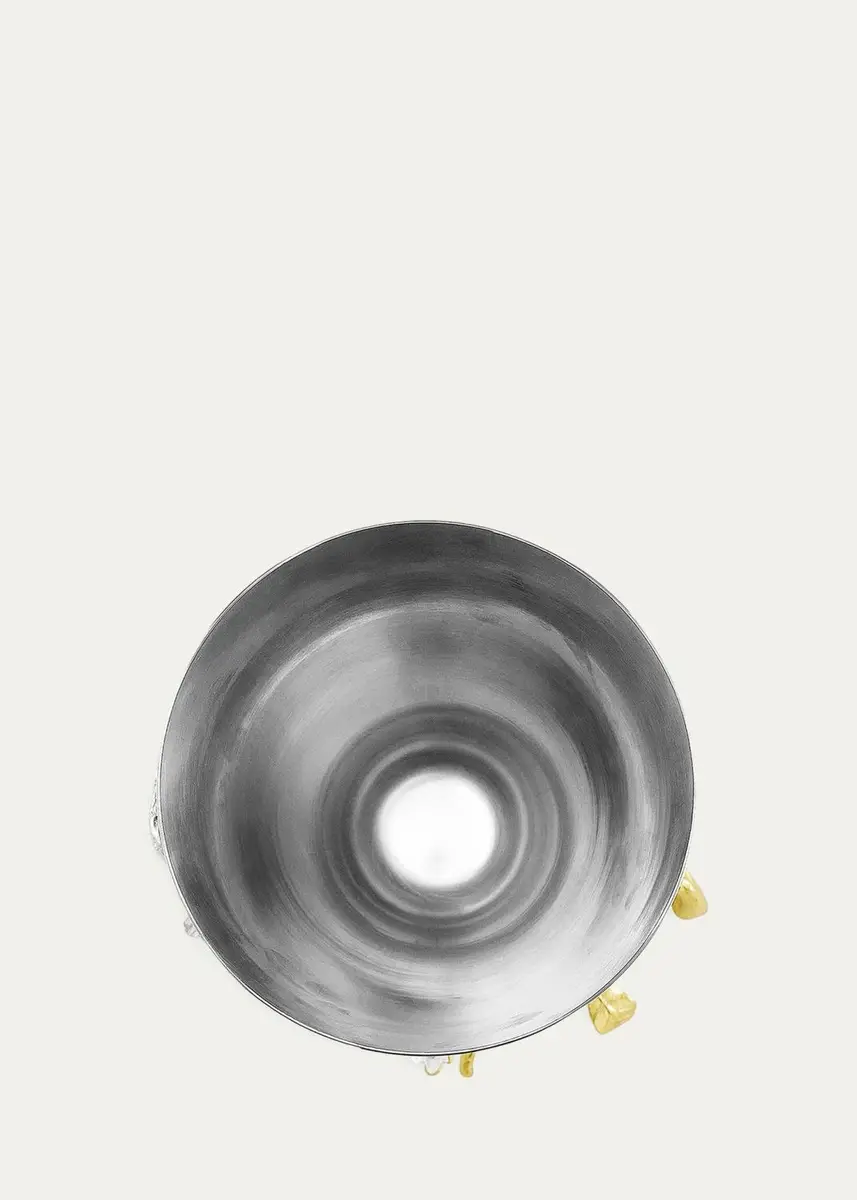 Michael Aram Lovebirds Silver & Gold Medium Vase | Thumbnail 4