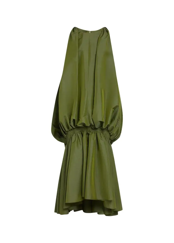 Christopher John Rogers Silk Jellyfish Gown