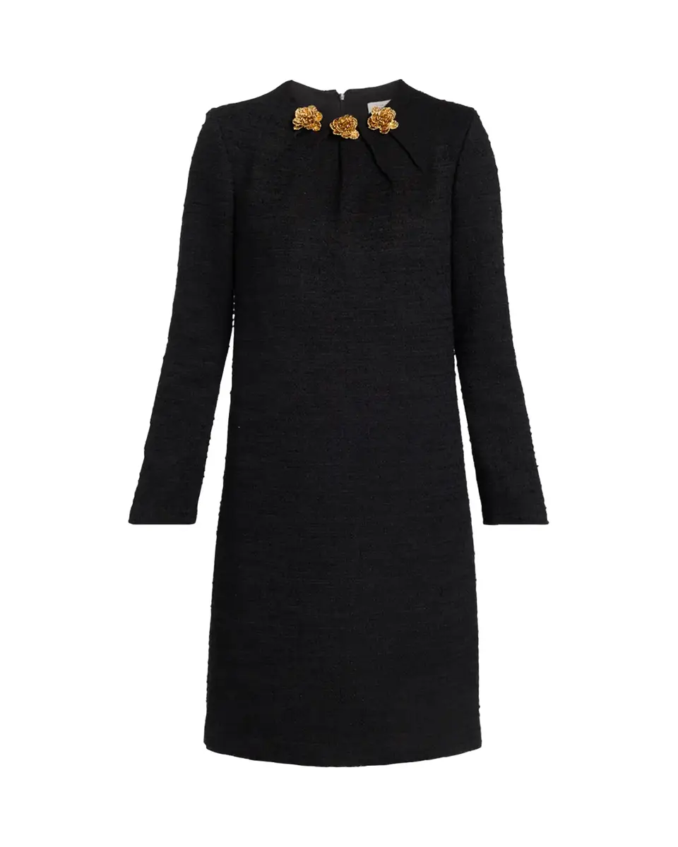 Rickie Freeman for Teri Jon Floral Applique Tweed Shift Dress | Thumbnail 2 Rickie Freeman for Teri Jon Floral Applique Tweed Shift Dress | Thumbnail 2