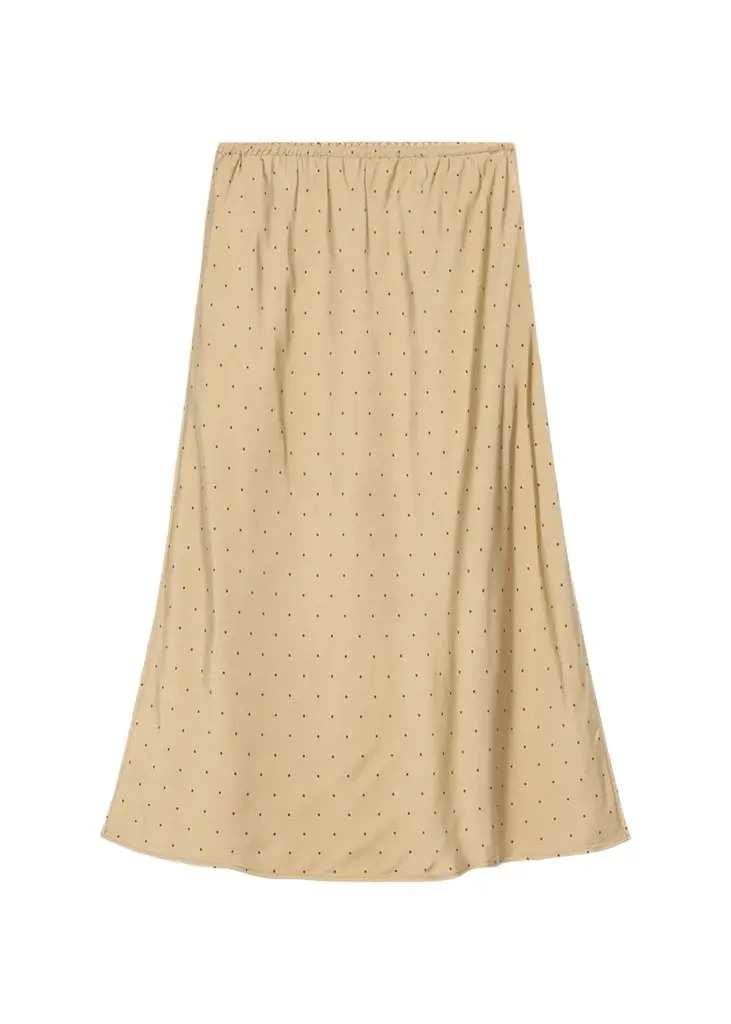 Vince Grid Dot Slip Skirt