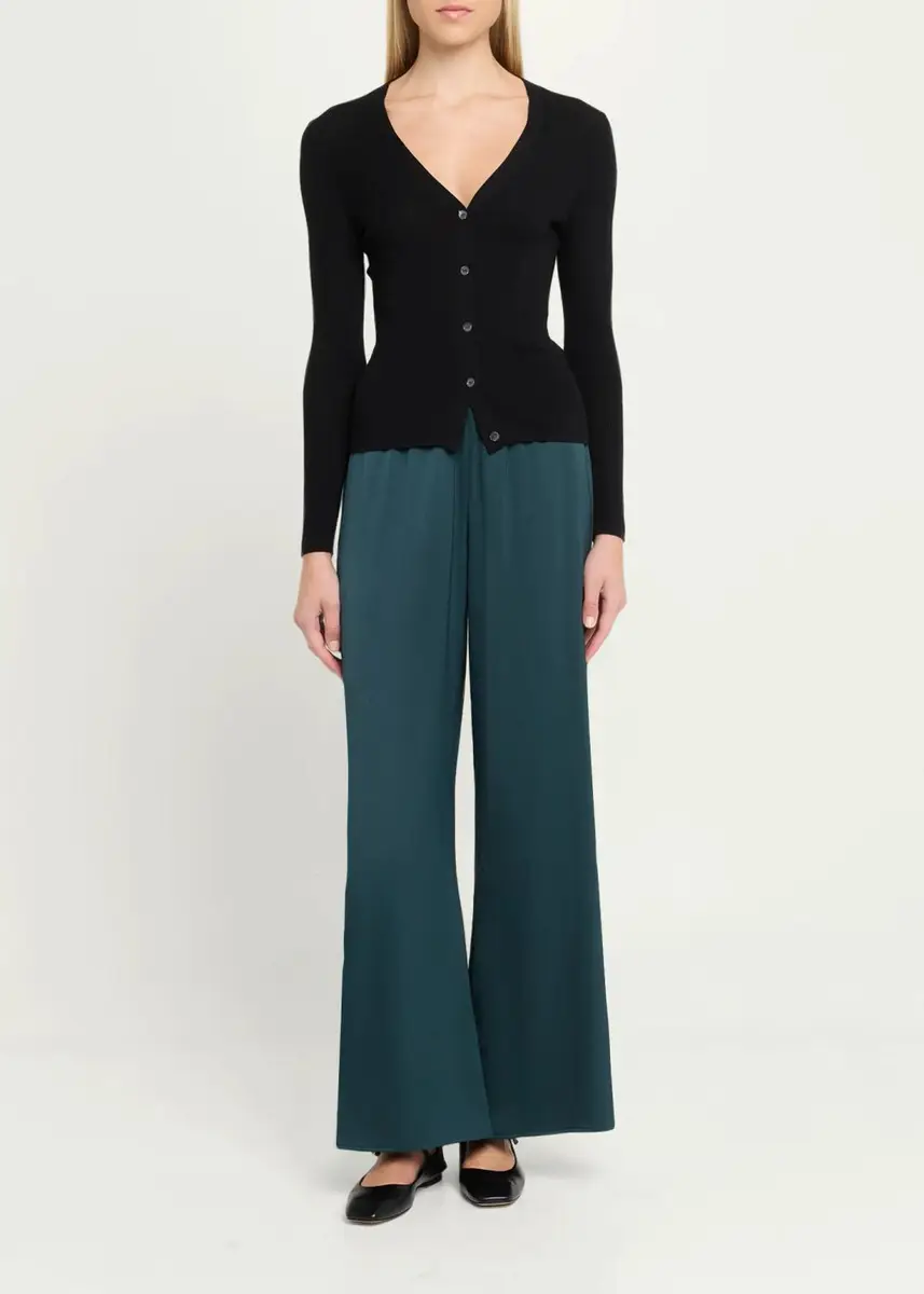 Simkhai Roni Satin Wide-Leg Pants | Thumbnail 2 Simkhai Roni Satin Wide-Leg Pants | Thumbnail 2