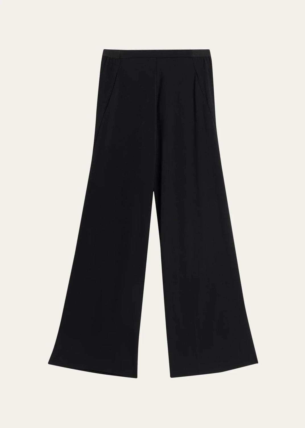 Crepe Wide-Leg Trousers Crepe Wide-Leg Trousers