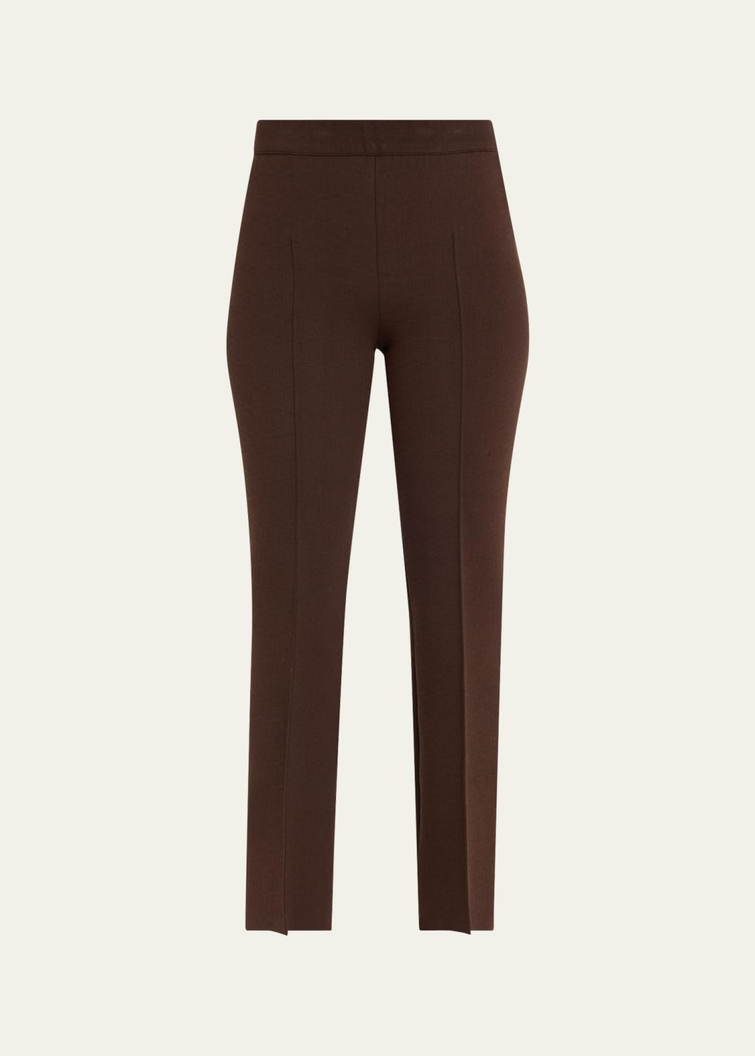 HIGH SPORT Kick Cotton-Knit Kickflare Ankle Pull-On Pants