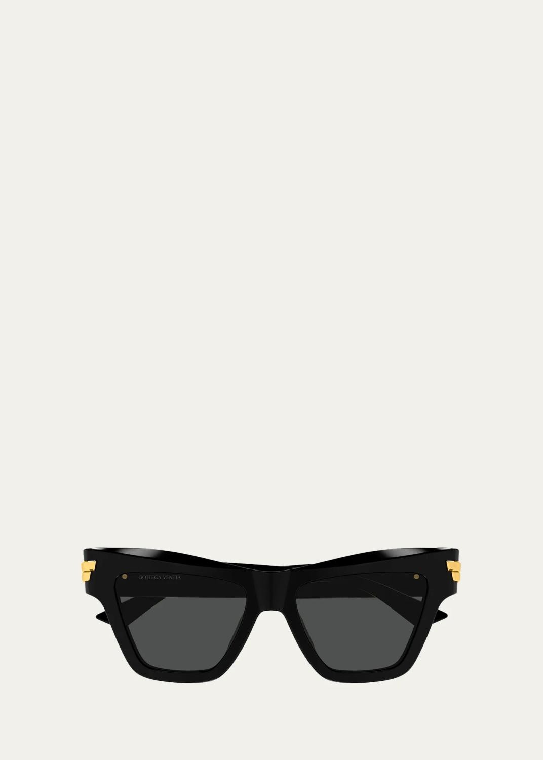 Bottega Veneta Ribbon Mitre 53MM Cat-Eye Sunglasses